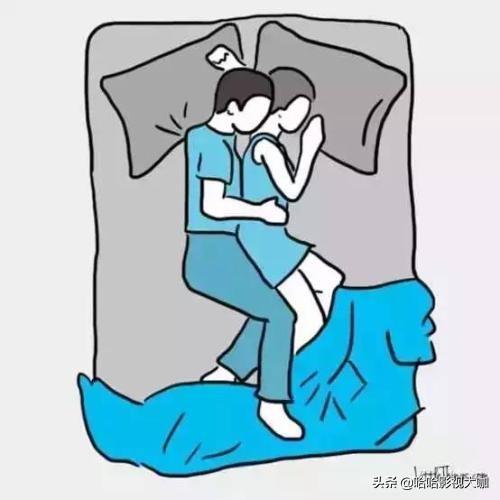 10种情侣间的奇葩睡姿（十种最常见的情侣睡姿）